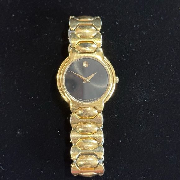 Vintage ￼women’s ￼ ￼museum Movado watch  90s collection main image 5